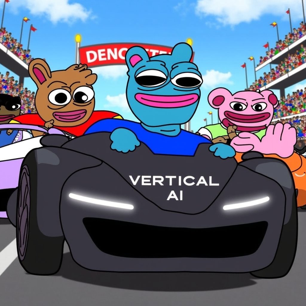 eennCRYPTed's tweet photo. @BasedBrett won the race using Vertical AI car as his race car.

Meanwhile, others are so jealous and so desperate to overtake him lmao🤣🤣🤣

That's a powerful lesson right there⏫:  You cannot lose the race if you are using @Build_Vertical!

$VERTAI x $BRETT is powerful combo😍 https://t.co/TsWpADvdHO