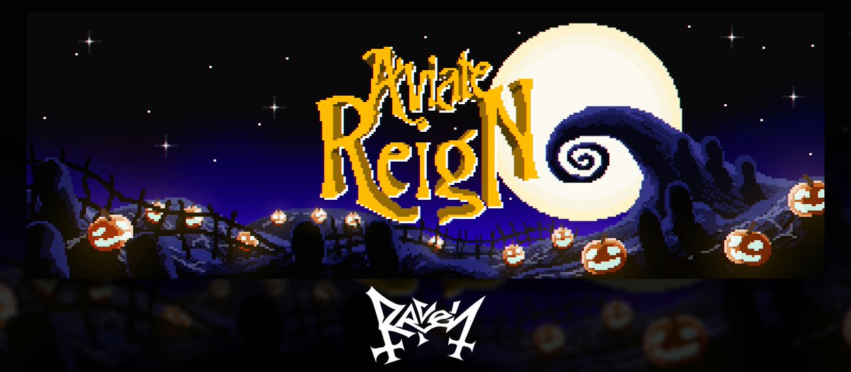 aviate reign header 🌕
375x125//blk Nightmare before christmas
<a href="/AV8Visuals/">Aviate Visuals</a> #pixelart #nightmarebeforecristmas