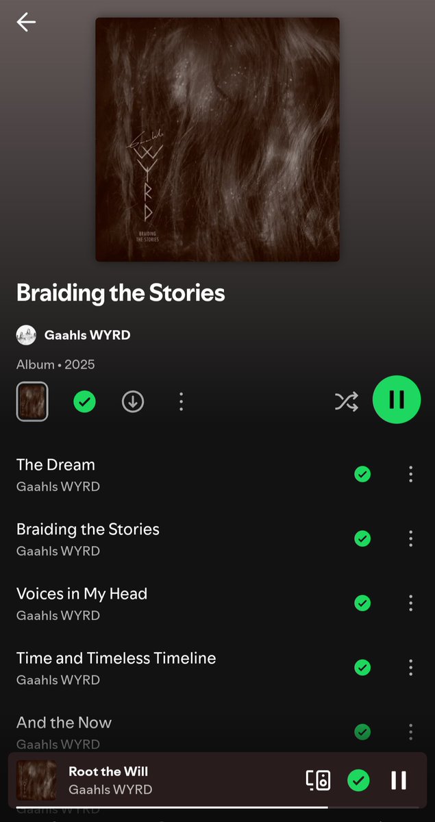 Freyja J. Ⓥ (@madam_scientist) on Twitter photo Braiding the Stories - Gaahls WYRD, 06.06.2025, Season of Mist 🇸🇯
This is the frontrunner in the race for my 2025 AOTY. Which, in a world where JH's Eyes of the Living Night exists, is quite a statement. Kris, Ole, Iver (at Solslottet) - excellent compositions and production. Braiding the Stories - Gaahls WYRD, 06.06.2025, Season of Mist 🇸🇯
This is the frontrunner in the race for my 2025 AOTY. Which, in a world where JH's Eyes of the Living Night exists, is quite a statement. Kris, Ole, Iver (at Solslottet) - excellent compositions and production.