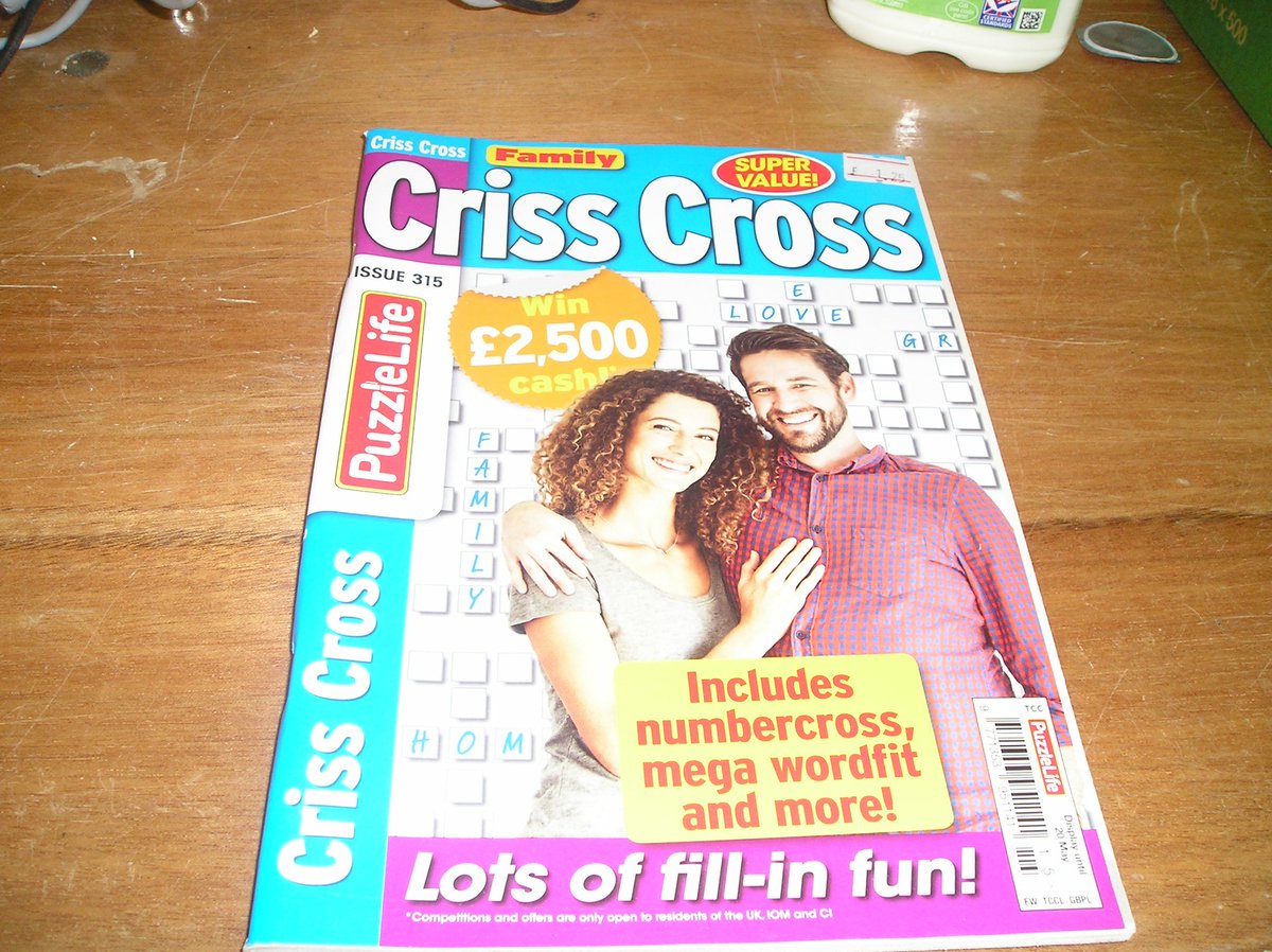 BooksYare's tweet photo. We have over 20 different Puzzle Magazines in Stock at the Howard Street Shop at discount prices of £1.25 and £1.40. We also have a selection of Part Used Puzzle Books at 25p. Come and grab yourself a bargain https://t.co/6t8TTVx7nO