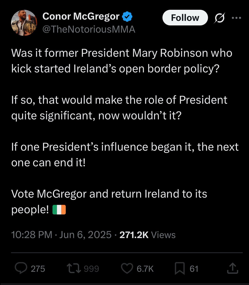 Conor McGregor is a profoundly stupid man.