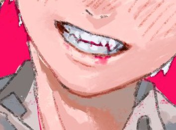 Those bite marks on Yoshiki's neck and the blood on 'Hikaru's lips tho- this official art is too freaky !!!!!!!

#TSHD #TheSummerHikaruDied #HikarugaShindaNatsu