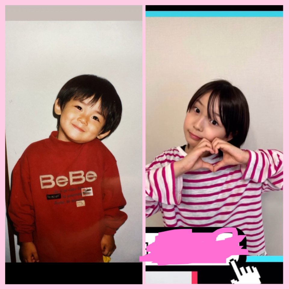 Bshonen31's tweet photo. Aiでやったらこんな感じになった。
幼少期ののんちゃんとせんくん。
#小瀧望　#西巻染 https://t.co/XmILPgAv46
