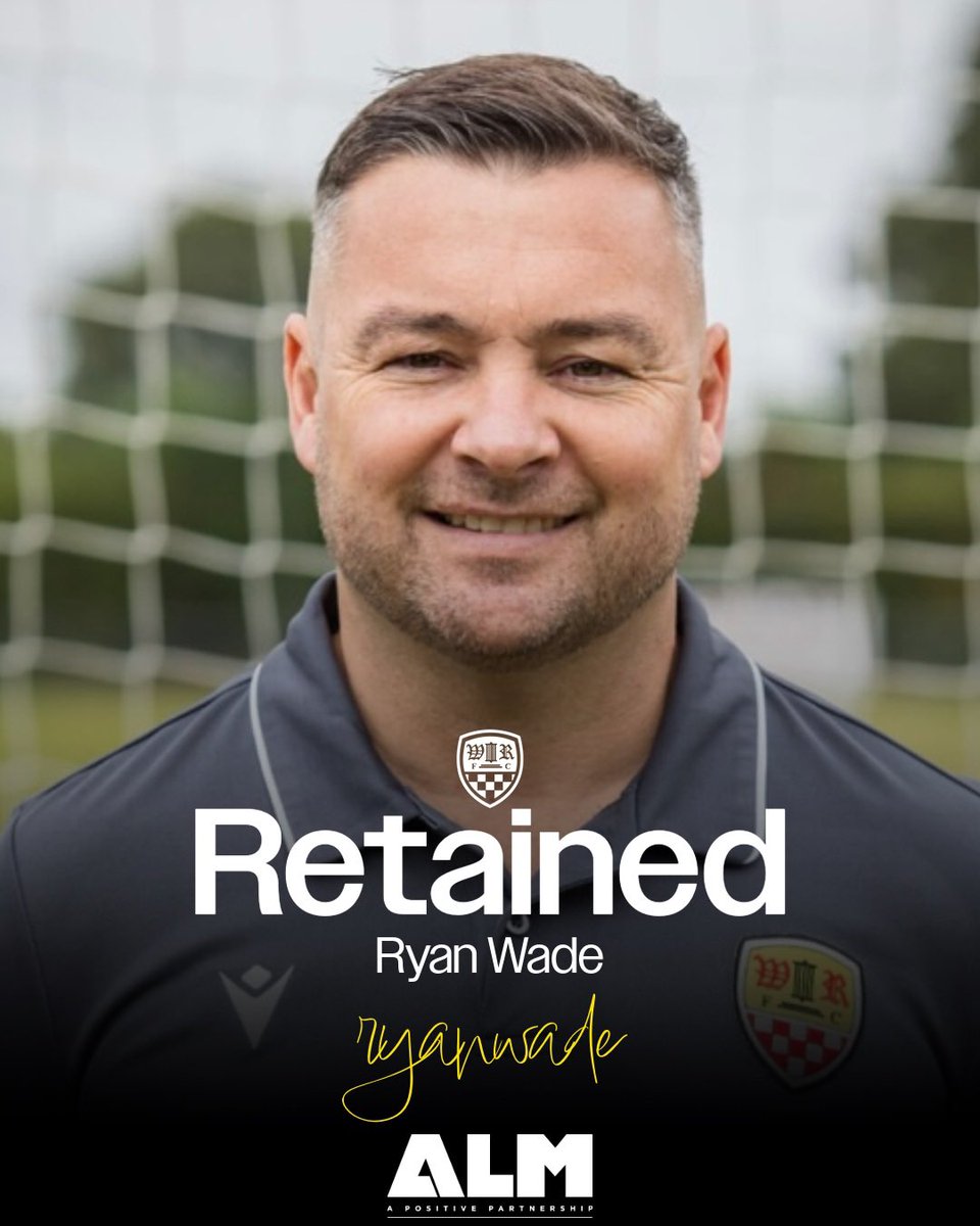 We’re delighted to announce that Ryan Wade will be leading The Worms for another season. 

He will be joined by:
Tony Faulkner - Assistant Manager
Lee Protheroe - 1st Team Coach
Adam Hart - GK Coach
Steph Symeou - Physio
Joe Burling - Kitman
Harry Collison - Media Manager

#COYW