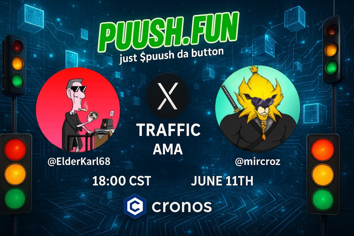 Do not forget that <a href="/mircroz/">Mirko | Cronos</a> will join <a href="/ElderKarl68/">ElderKarl</a>’s Traffic 🚦 on June 11, 18:00 CST to discuss what the future holds for <a href="/cronosapp/"></a> under Mirko’s leadership.

I hope the AMA will also offer clarity for everyone who has been asking how the CRO from the 70b unburn will be