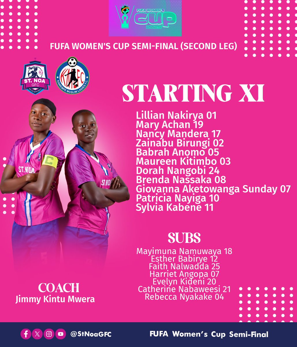 How we line-up today 
#BellesWithGoals #enrollwithstnoaschols #STNOAGFC