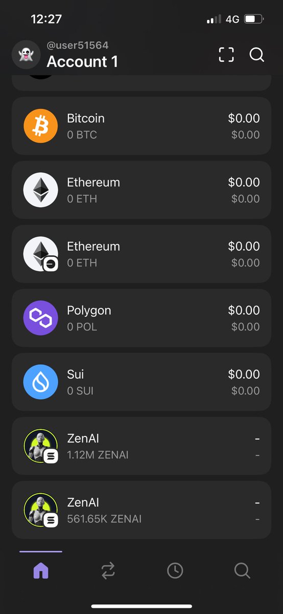 layers191's tweet photo. @ZenAi_Solana My tokens are no value now please tell me why ??? https://t.co/0jMyR6Fyht