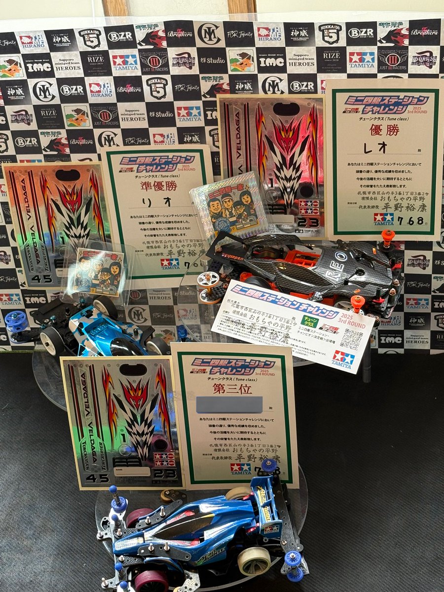 maruko_puniko's tweet image. 本日のおもひら大会🏎️

『全部ワタシ』達成してしまいました🥹！！

自分も信じられませんが、オープン＆KPRで優勝😊(一生分の運を使い果たした気がする…w)

チューンは子供達が1位2位をとってくれたので、家族で嬉しい1日となりました🌼

初優勝が嬉しすぎるので、しばらく余韻に浸ろうと思います🫶