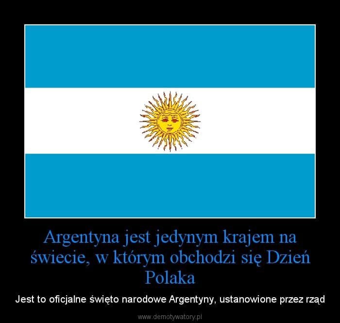 Día del Colono Polaco obchodzone jest w Argentynie jako święto narodowe od 1995.

Dzień ten upamiętnia przybycie Polaków do Argentyny 8 czerwca 1897 - czternaście polskich rodzin wpłynęło na statku do portu w Buenos Aires ale nie byli to pierwsi Polacy, którzy w zorganizowanej