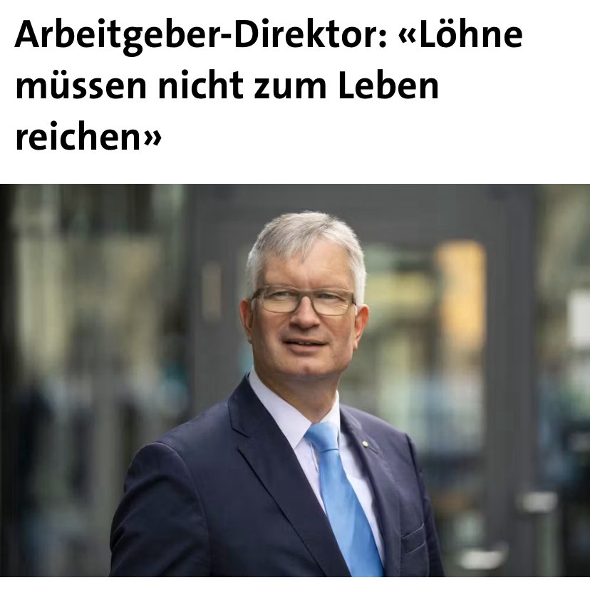 Lobbyisten: „Man soll Arbeit nicht immer als etwas Negatives sehen. Wir brauchen mehr Bock auf Arbeit!“

Auch Lobbyisten 👇