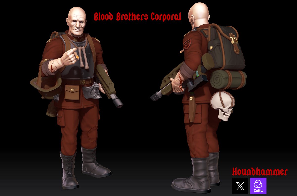 Additionally there is a unique Blood Brothers corporal "at-ease" which is available only to supporters of Once in a Six Side on Youtube for the duration of June.