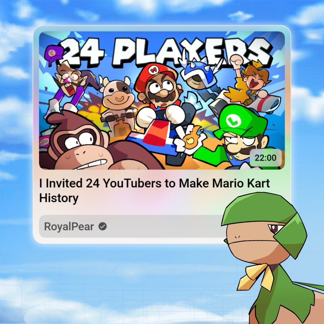 alexrpear's tweet image. i hosted the first 24 youtuber mario kart world tournament! go watch!