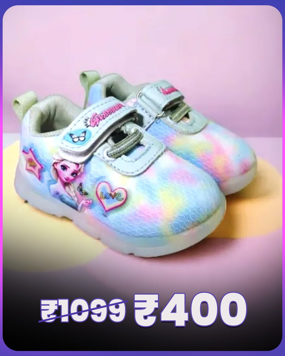snapdeal's tweet photo. Trendy, comfy & colorful footwear your little girl will love! 💕🛒 Comment ‘LINK’ & we’ll send you the product links! ☁️
Product code:
1st- SDL549195188
2nd- SDL657962340
3rd- SDL147120180
4th- SDL205285656
#snapdeal #JuniorJoySale #SnapdealFinds #GirlsFootwear #StylishSteps https://t.co/ac0ExUADb2
