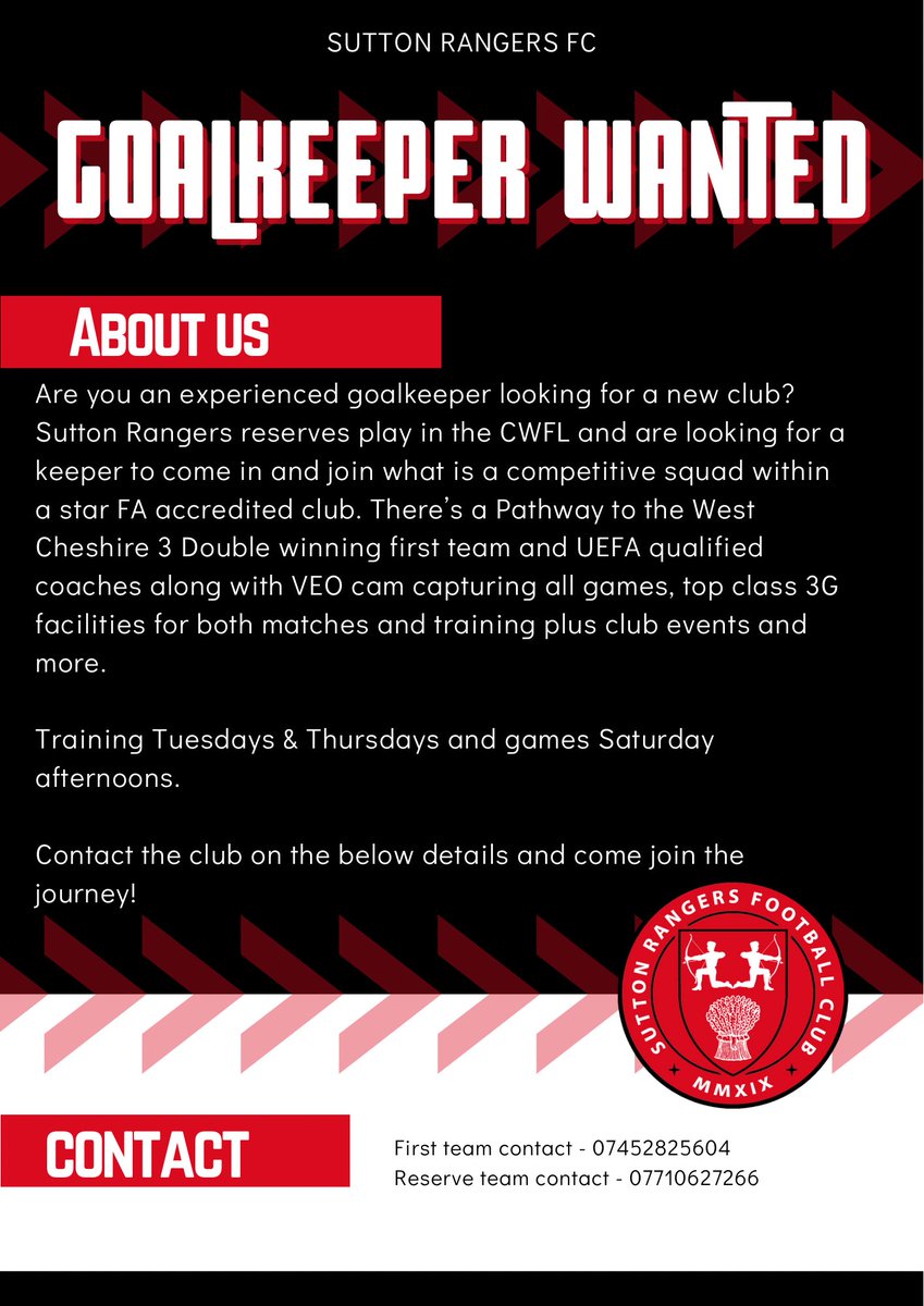 Sutton Rangers (@suttonrangers_) on Twitter photo 