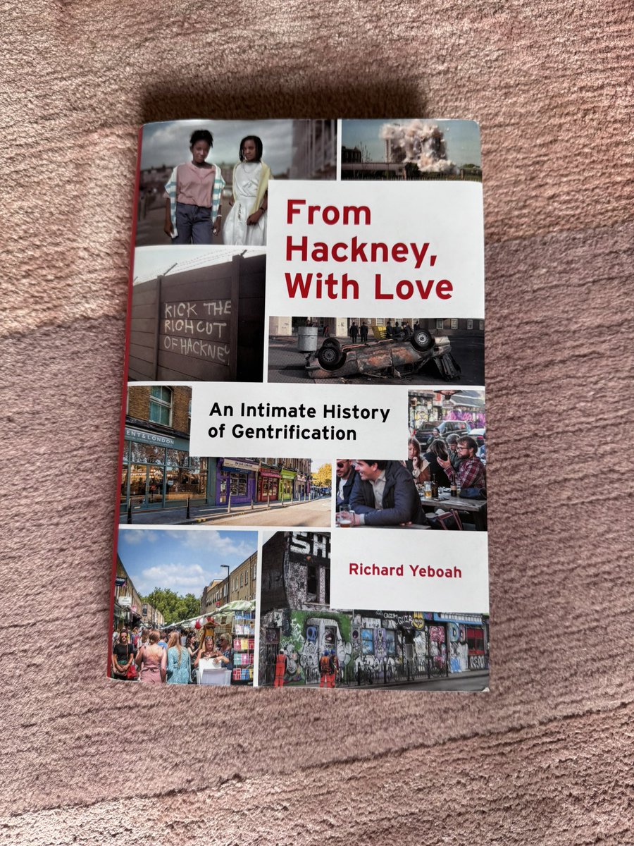 Alastair Owens (@alastairhackney) on Twitter photo In a week’s time I will celebrate 30 years in Hackney. This was a well-timed read — <a href="/ricyeboah/">Richard Yeboah</a>’s brilliant and empathetic book on what gentrification has done to the place I love. It’s a process I recognise I have been a part of. A sharp, discomforting and well-observed account. In a week’s time I will celebrate 30 years in Hackney. This was a well-timed read — <a href="/ricyeboah/">Richard Yeboah</a>’s brilliant and empathetic book on what gentrification has done to the place I love. It’s a process I recognise I have been a part of. A sharp, discomforting and well-observed account.