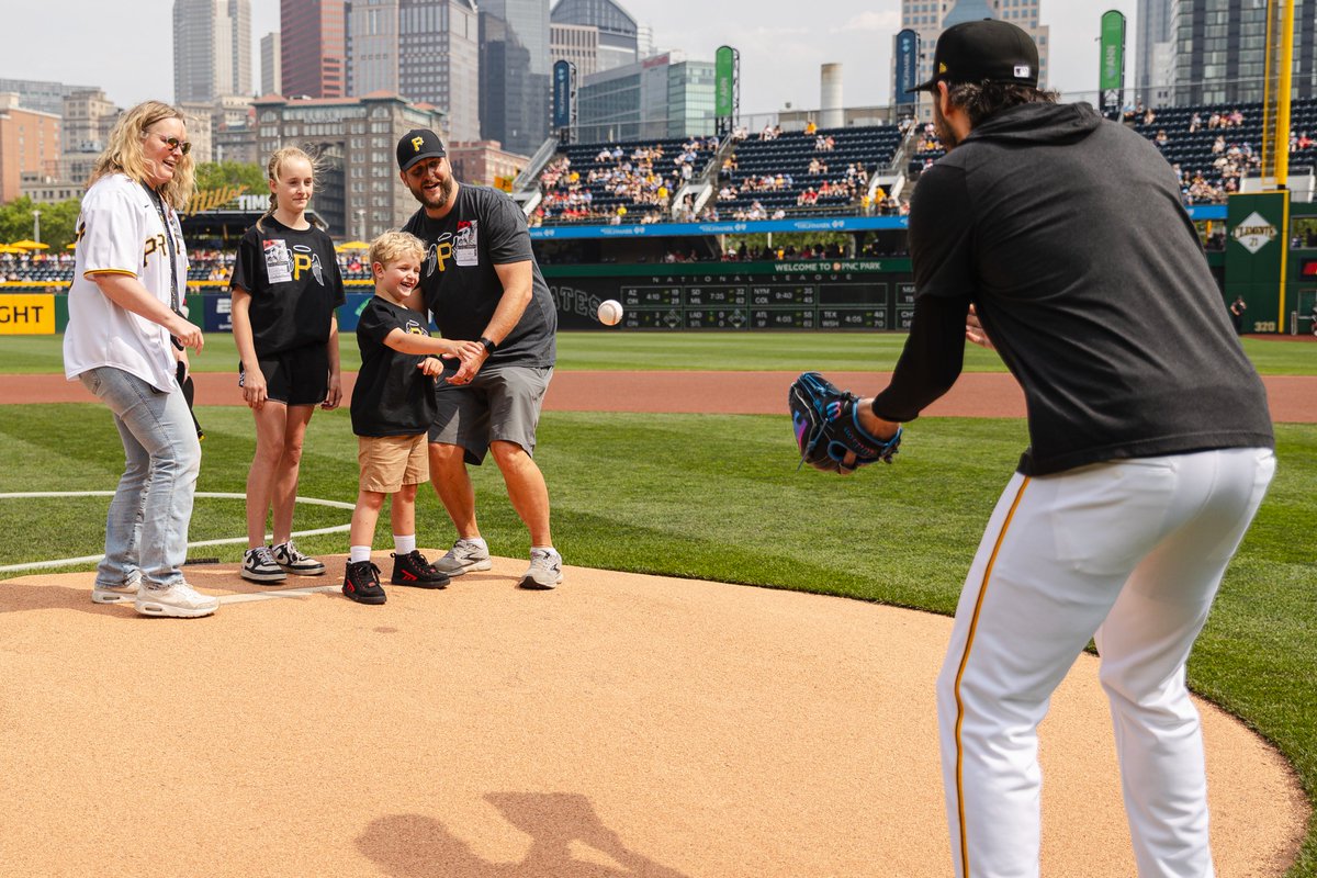 BucsCommunity's tweet photo. We were honored to have 6-year-old Bryce throw out yesterday's first pitch to continue the celebration with the Angelman Syndrome Foundation following the meet and greet with Colin Holderman 🫶 https://t.co/OBj5KvSVMx