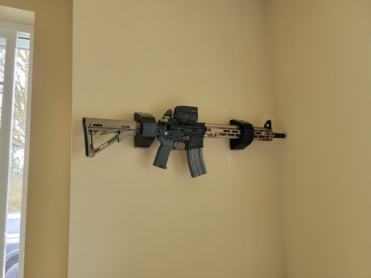 lockmounts's tweet image. Stock and mod rifles fit in Lockmounts.