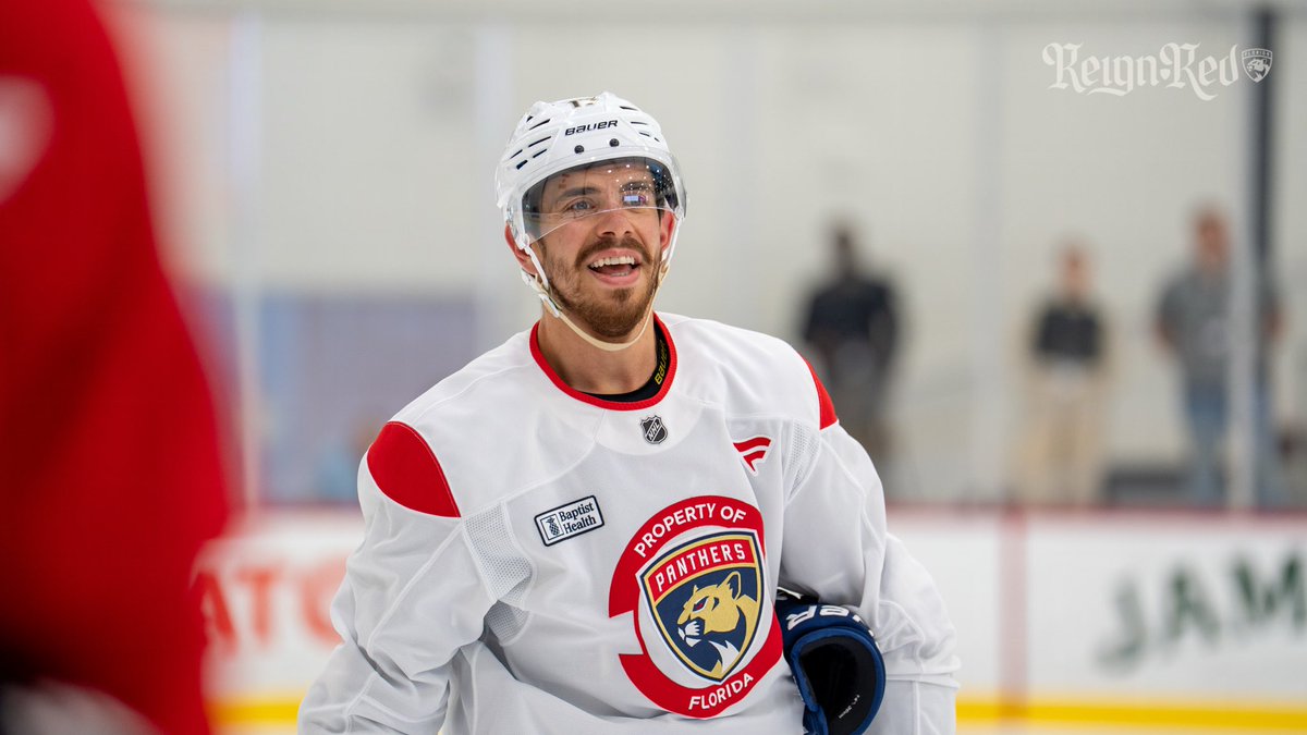 FlaPanthers's tweet photo. Happy to be home 😺 https://t.co/XKQJznYmVF