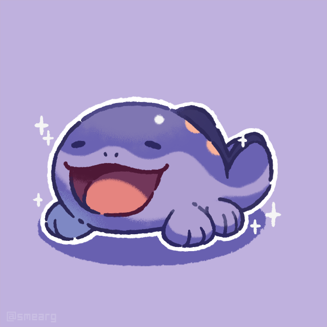 blissful lil clodsire 🐸✨