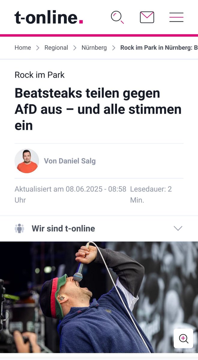 Rock im Park stabil. 💪 Alle hassen die <a href="/AfD/">AfD</a>
