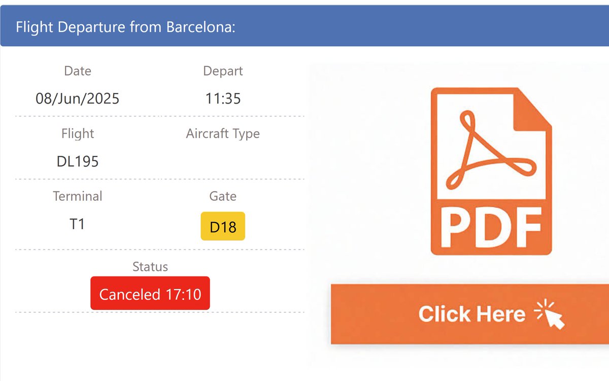 Congratulations to <a href="/Delta/">Delta</a> for keeping us inside the plane for 5 h and then cancelling the flight. Bye <a href="/NAM29NACS/">NAM29</a> maybe next time.