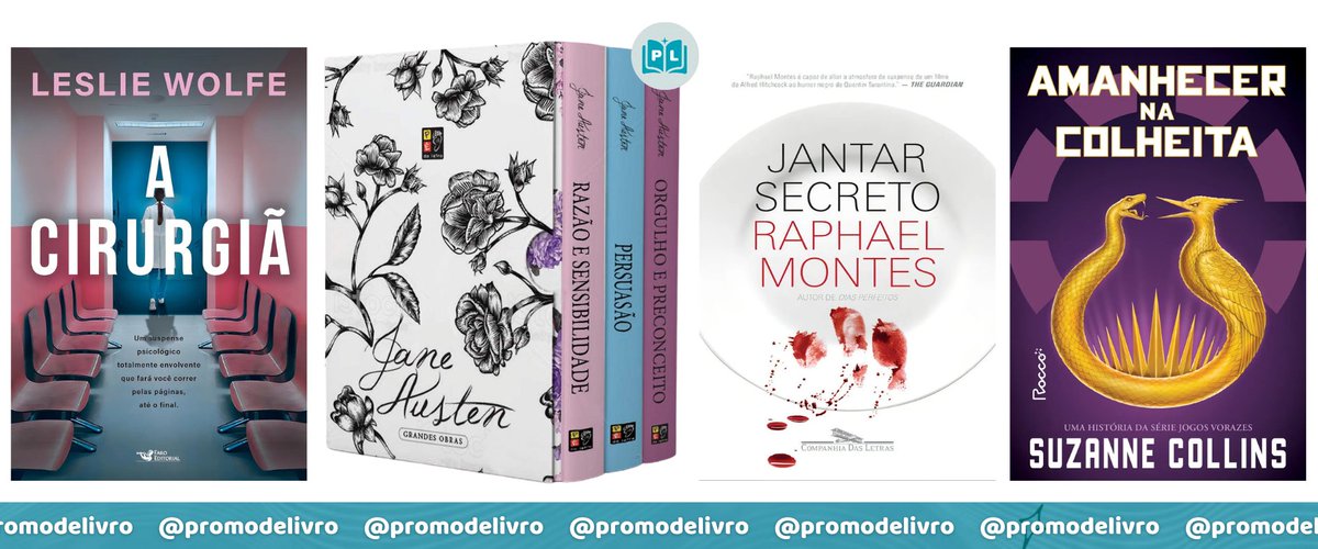 promodelivro's tweet photo. 💛Cupom Mercado Livre

📚A Cirurgiã
💵R$21,08
🛒https://t.co/Rm8r37m2nh

📚Box Jane Austen (3 Livros)
💵R$27,12
🛒https://t.co/NzvBNi8Thk

📚Jantar Secreto
💵R$32,35
🛒https://t.co/AsEPuQr1hj

📚Amanhecer Na Colheita
💵R$46,71
🛒https://t.co/C4YTP072Po

🎟Use o cupom DOMINGO10 (Válido só até meia-noite)