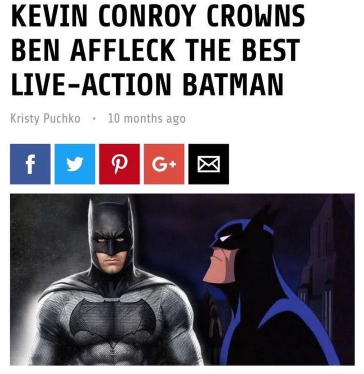 Kevin Conroy was a fake DC fan and cultist apparently…damn
