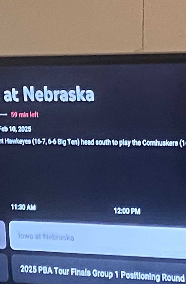 I wonder if an Iowa grad made this description for <a href="/BigTenNetwork/">Big Ten Network</a> <a href="/Huskers/">Nebraska Huskers</a> #GBR