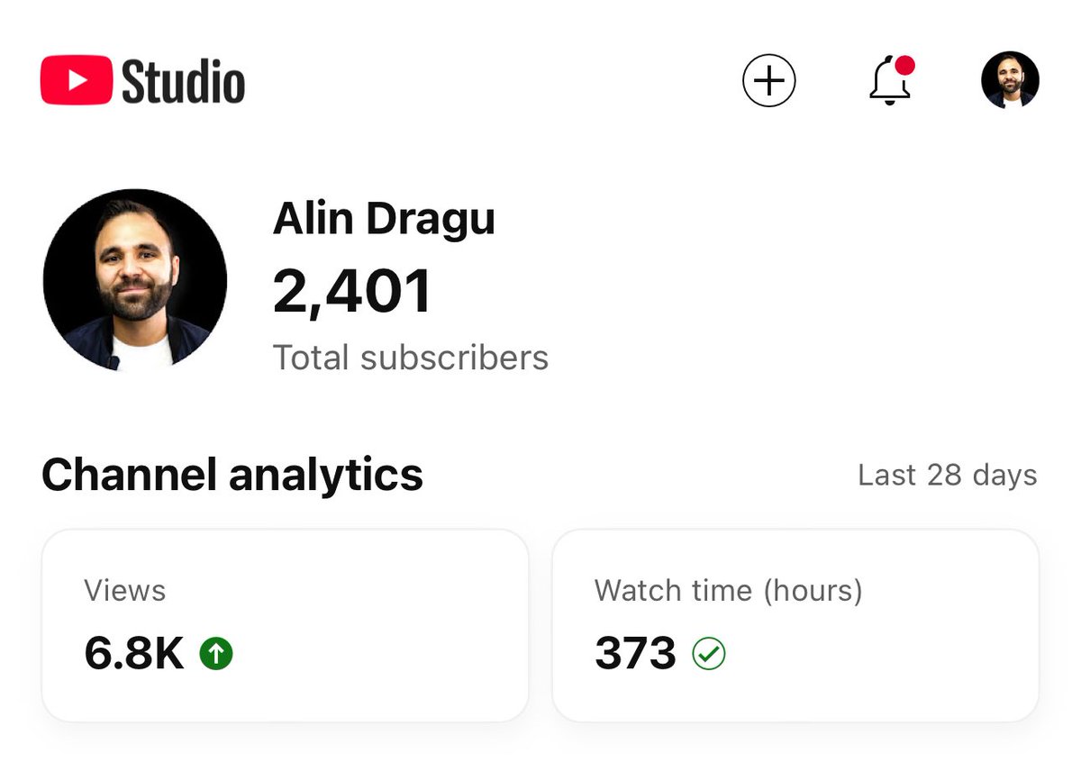 Just crossed 2,400 on <a href="/YouTube/">YouTube</a>! 🎉

You think I can hit 10,000 before 2026?