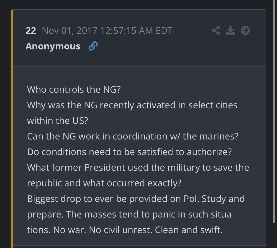 OgAn0n661's tweet image. Still not convinced? At this point if you are aware of Q but still don’t believe in the Q operation being a real thing, then I can’t help you.