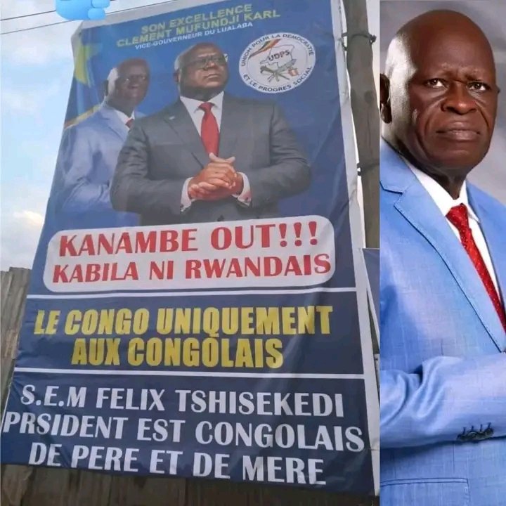 #ArretsurImage : Clément Mufundji Tshinat Vice-Gouverneur du Lualaba « Joseph Kabila est rwandais ».