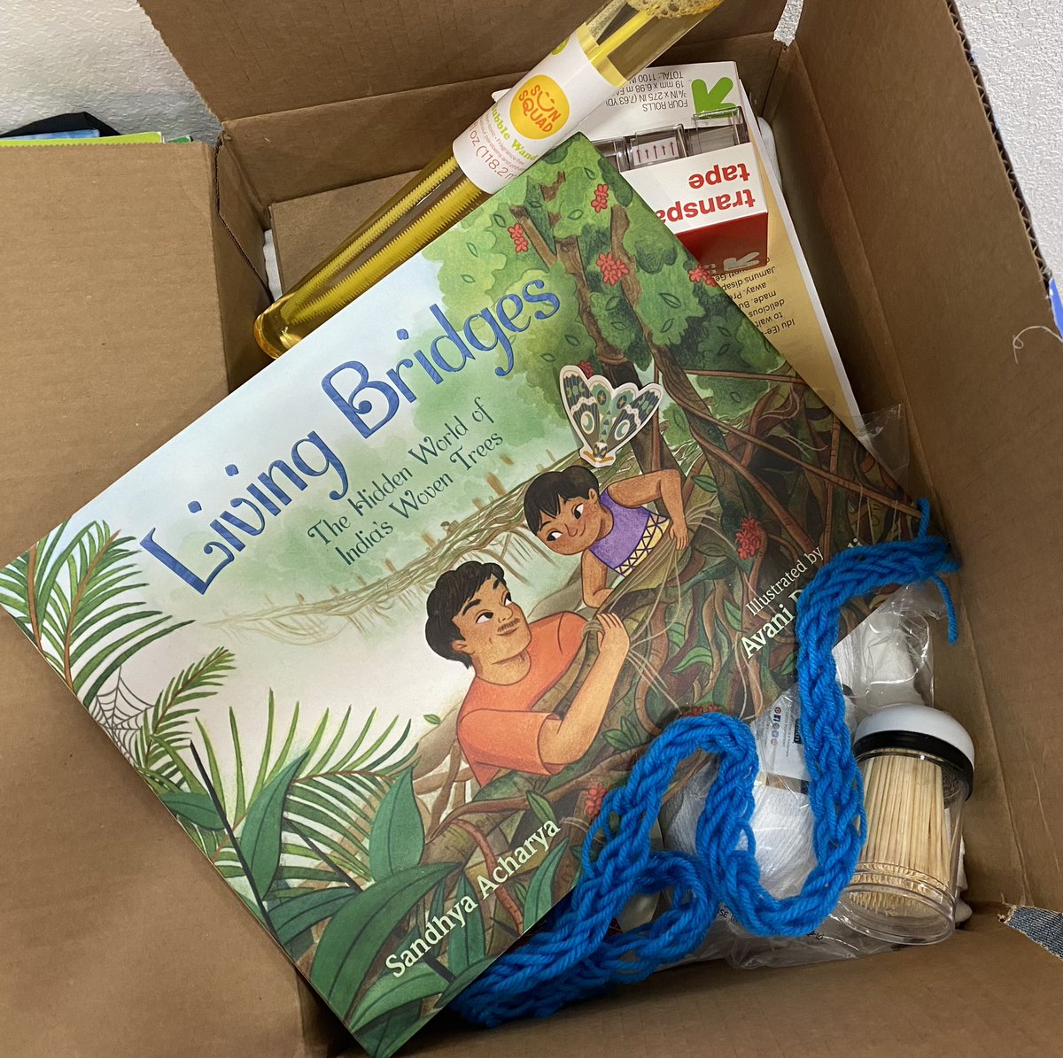 AuthorSandhya's tweet image. Book launch of LIVING BRIDGES today at Books Inc, Campbell at 2 pm. We have activities planned 🧶🌁 and a surprise for anyone getting their copy today 🦋🦋🦋😃
Spot the surprise?
@itisavni, @AndreaBrownLit @simonschuster @ssedlib @CatherineLaud @BooksIncStores