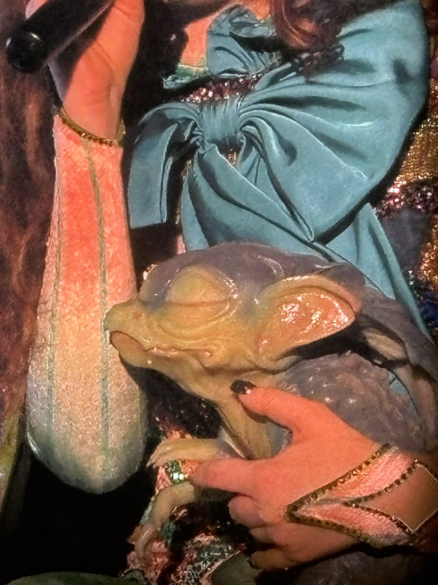 alexadoingstuff's tweet photo. chappell brought out this creature last night and my bf said “okay I get her now” https://t.co/loAiFgbefc