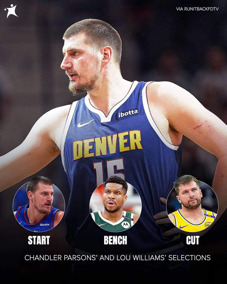 Do you agree with this START-BENCH-CUT selection of former NBA players Chandler Parsons and Lou Williams? 🤔​🏀