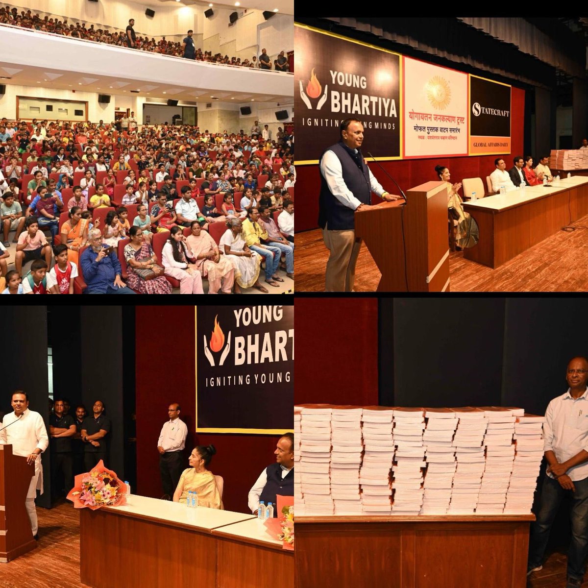 ParvezAShaikh5's tweet photo. @PMOIndia @CMOMaharashtra @SlumsOfMumbai Chief Guest @RahulN_Office @rahulnarwekar 
The Yogayatan jankalyan trust @drsinghraj  distributes educational material to3000 underprivileged kids frm Slums thanks  guests https://t.co/2c1f7MF5cQ