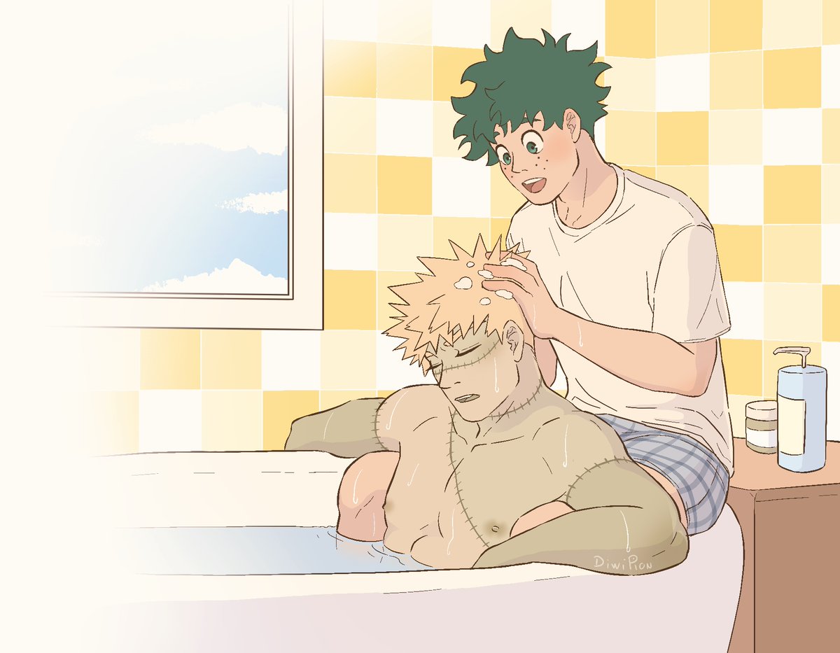 DiwiPion's tweet photo. Monster AU - Thread
Frankensteinmonster!Katsuki - Scientist!Izuku

It's been a while since I wanted to compile all the visuals of this AU, so here it is! https://t.co/jAsQKguj0T