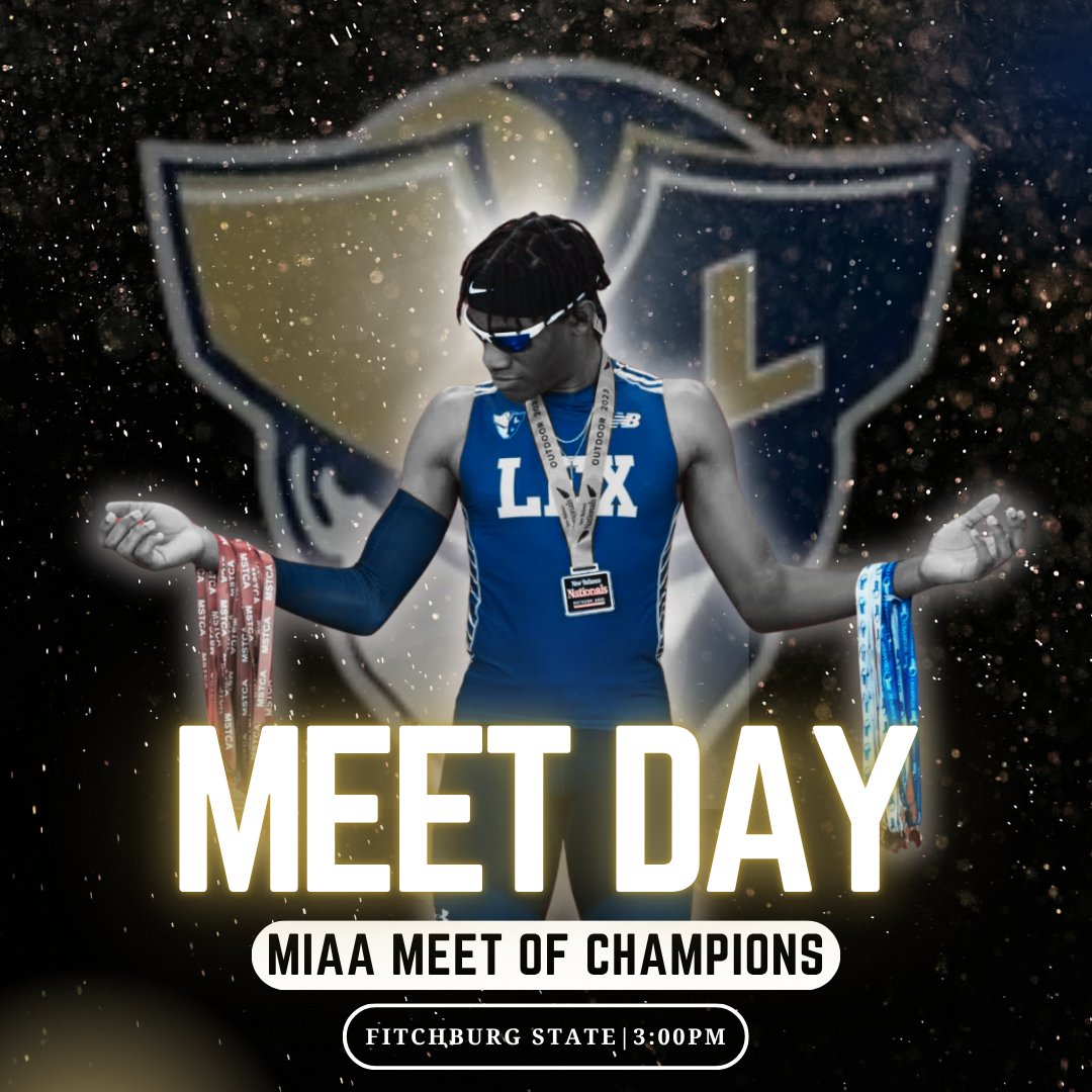 #MEETDAY After rain postponed Day 2 yesterday, we are finally back for the conclusion of the <a href="/MIAA033/">MIAA</a> Meet of Champions. Follow live results all afternoon!! #LexGo #MinutemenTF 

🔗lasttimeout.anet.live/meets/54222?_g….
