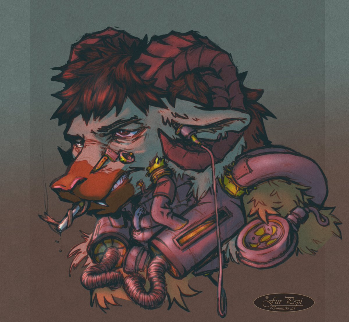 FurPepi's tweet image. comm done @sheepishl !