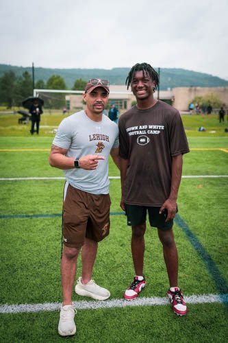 So thankful for the opportunity to compete at the <a href="/LehighFootball/">Lehigh Football</a> Brown and White camp; thank you for the coaching <a href="/CoachKeeonShaw/">Keeon Shaw</a> 
<a href="/Dulaneyftball/">Dulaney Football</a> <a href="/Coach_PThompson/">Paul Thompson</a>