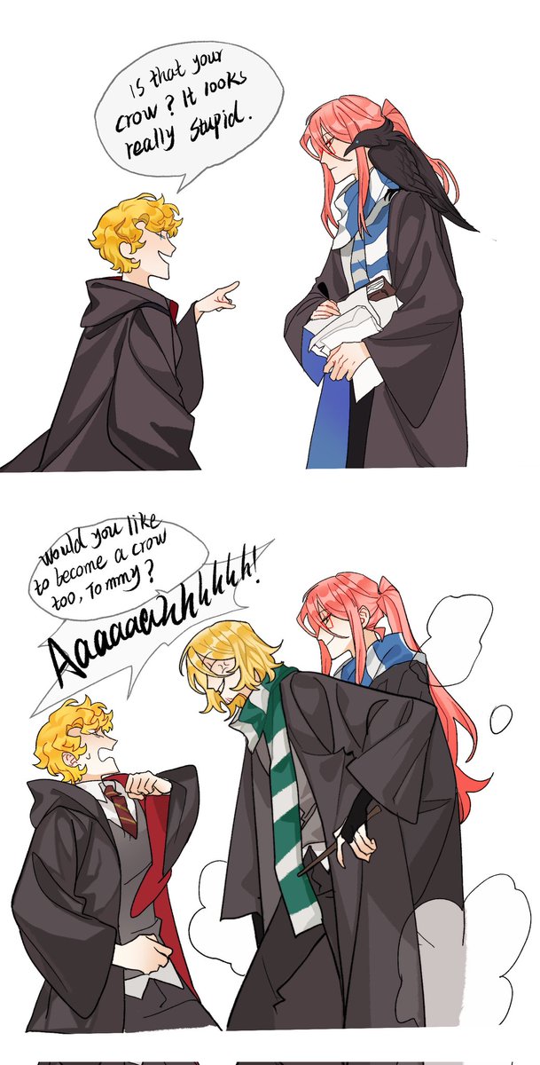 I argued with my friend for a long time about whether Phil should go to Slytherin or Ravenclaw. In the end, we simply held a vote and it was: 🐍
#philzafanart 
#technobladefanart
 #emeraldduo