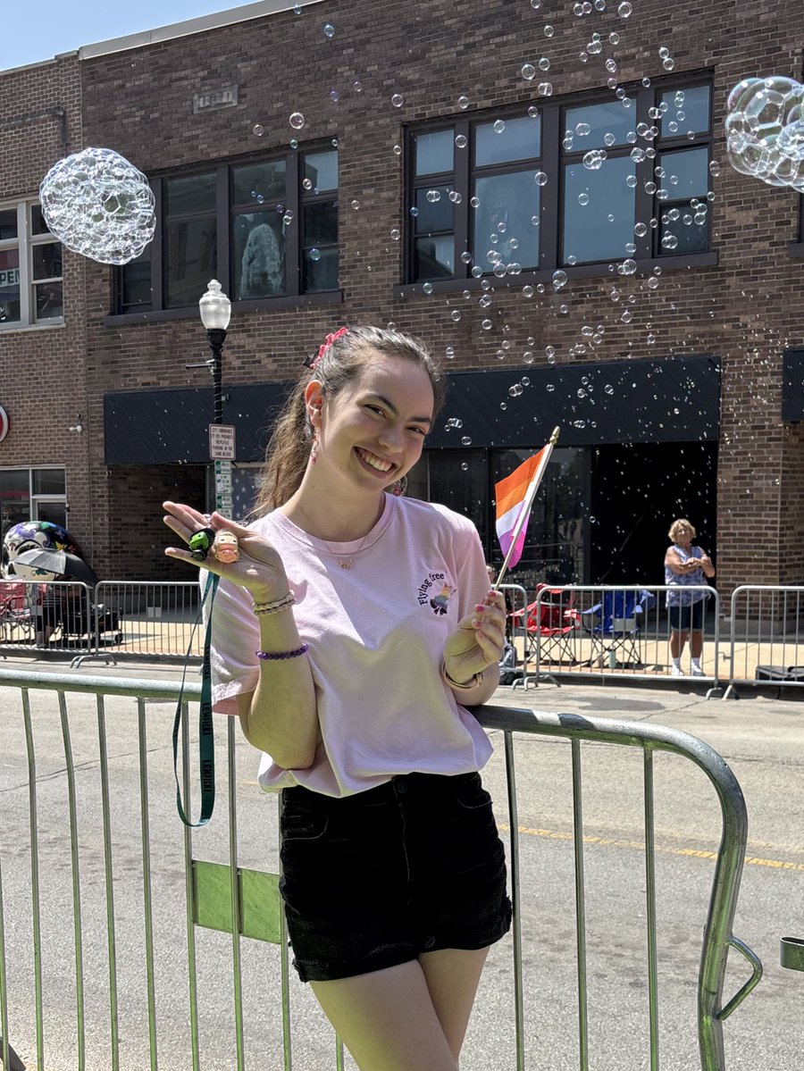 idc about ship discourse the girls are canonically celebrating pride right now