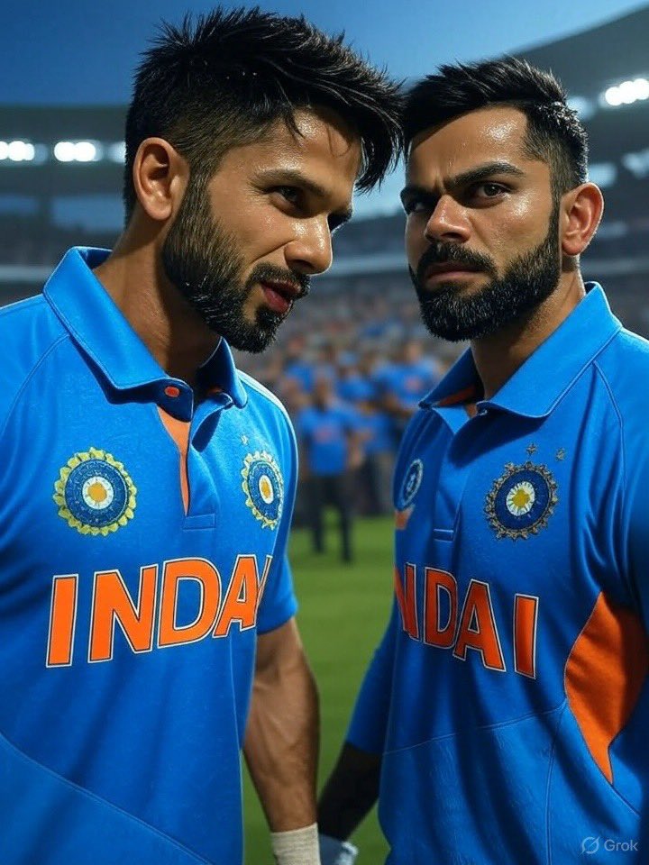 Raterealcinema's tweet photo. @zaan2107 @LetsXOtt @imVkohli “Shahid Kapoor” X “ Virat Kohli” https://t.co/6x75U18wD8