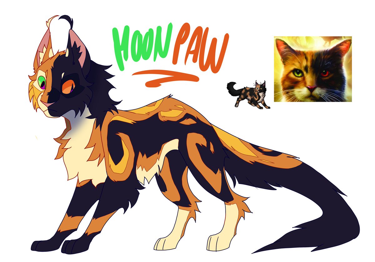 I can’t seem to be happy with any moonpaw design I make hmmm