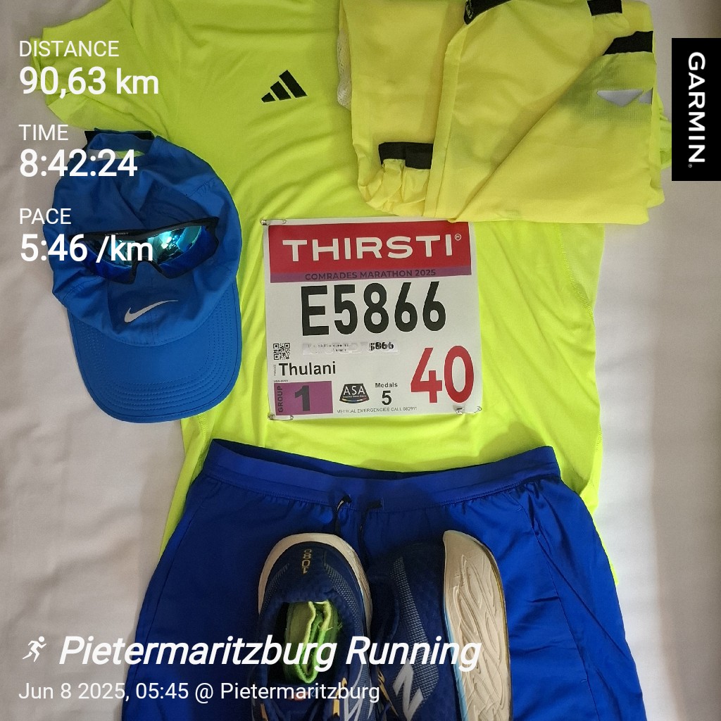 5866km's tweet photo. #ComradesMarathon2025 ✔️ https://t.co/px8Bor4r4Y