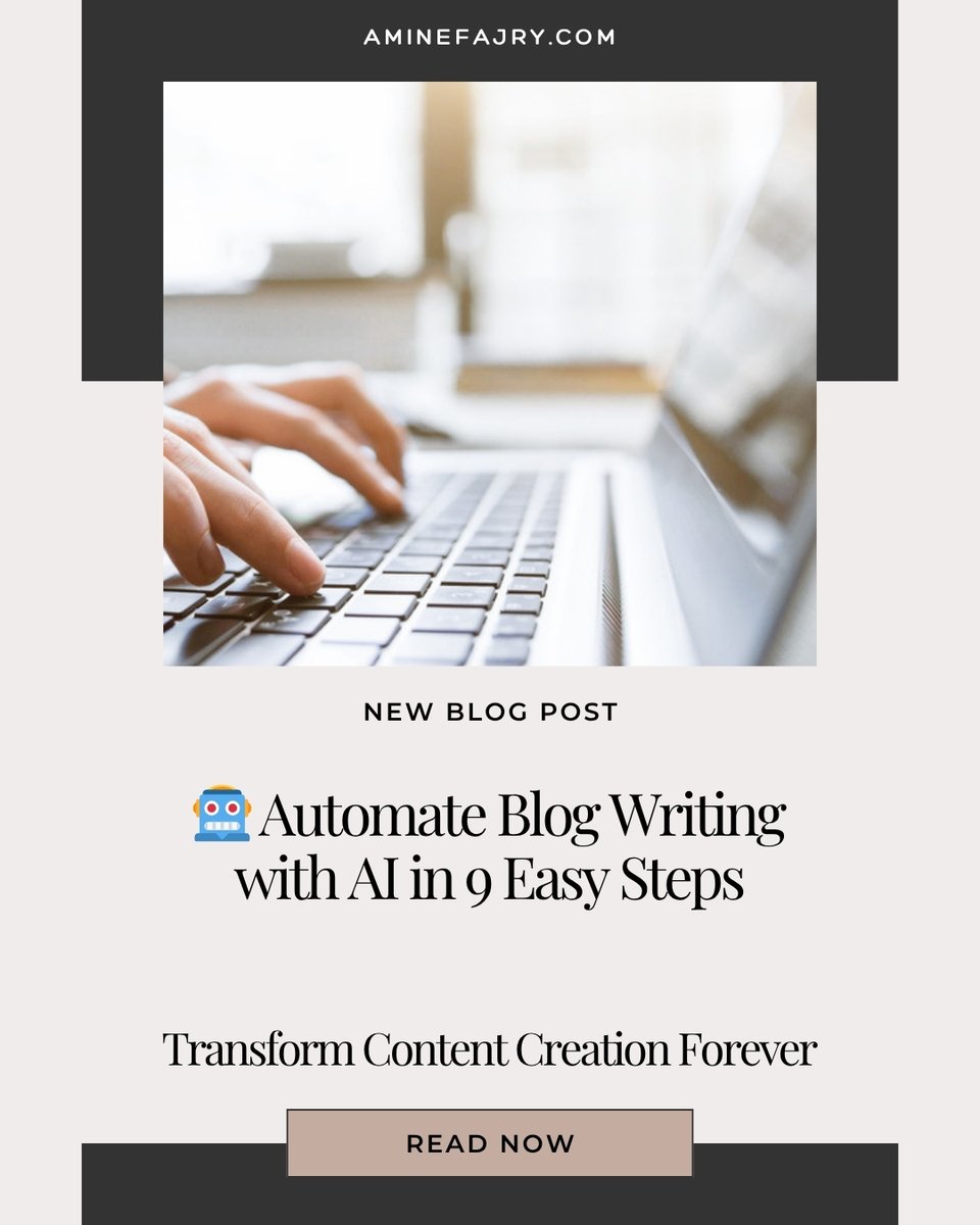 amine_fajry's tweet image. Tired of writer's block? Generate blog posts automatically with Make + AI! Save hours and boost content output. Discover this game-changing workflow hack now 🚀 #AIWriting #ContentCreation #BlogAutomation #MakeNoCode #WritingTips aminefajry.com/automatically-…
