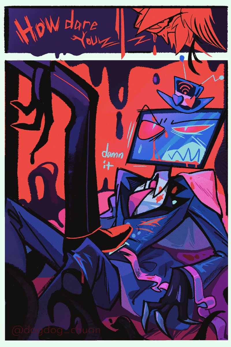 it has nothing to do with the previous plot. I just want to see ala step on the 'V' on vox's belt.
#HazbinHotel #StaticRadio