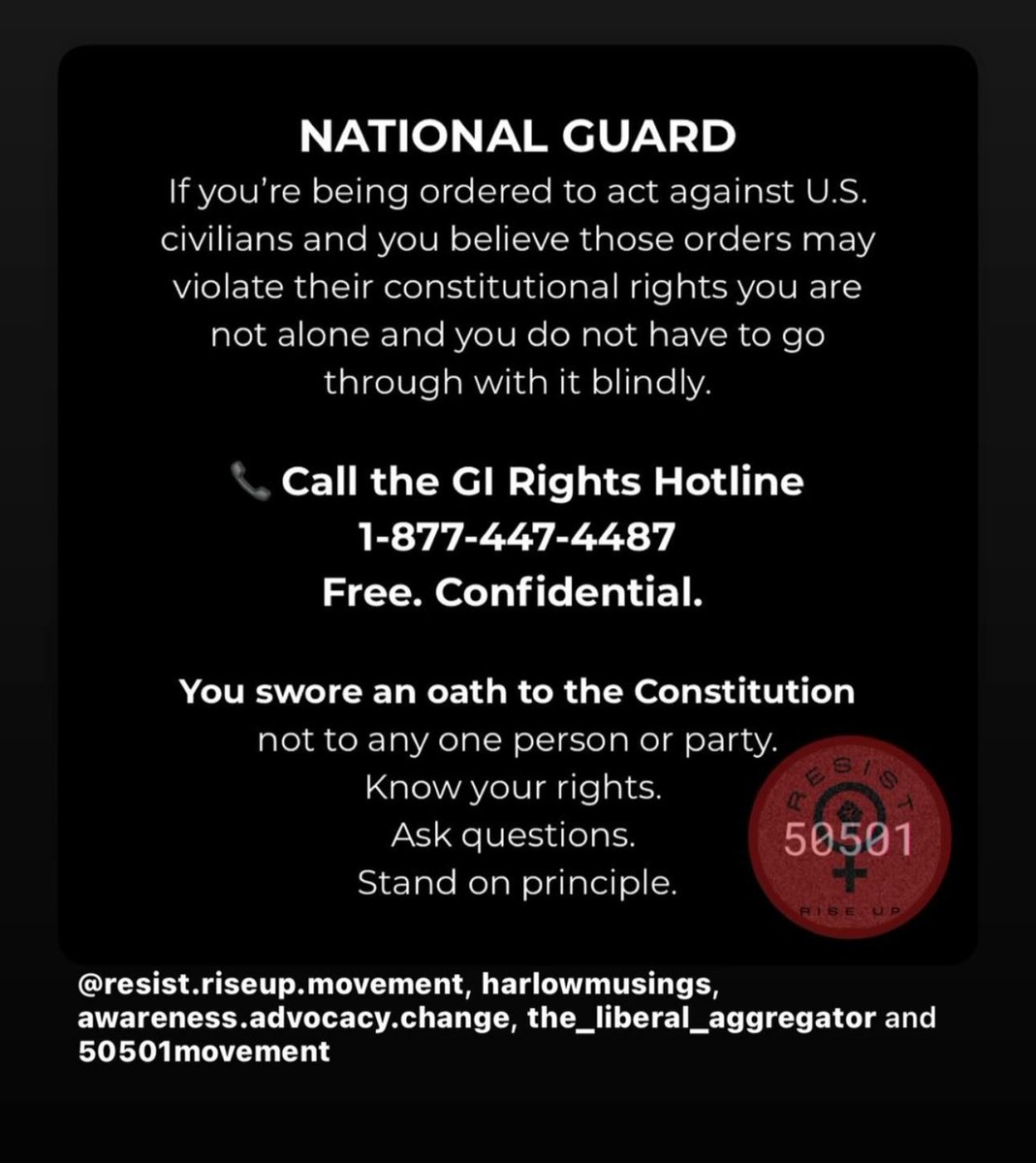 ECOAlphaTango's tweet image. 𝐫𝐞𝐬𝐢𝐬𝐭.𝐫𝐢𝐬𝐞𝐮𝐩.𝐦𝐨𝐯𝐞𝐦𝐞𝐧𝐭 𝐀𝐦𝐞𝐫𝐢𝐜𝐚 🔻 𝐆𝐈 𝐑𝐢𝐠𝐡𝐭𝐬 𝐇𝐨𝐭𝐥𝐢𝐧𝐞
🔻🔻🇺🇸 📞  FREE CALL &amp;amp; CONFIDENTIAL 📞 🇺🇸🔻🔻