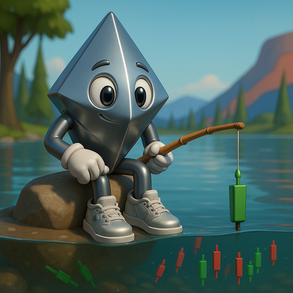 While others chase noise, Ethereum hooks the real gain! 🎣📈

Out of all the dips, he caught the green one. $ETH fishing only the finest candles! 🐱💚

#Crypto #ETH