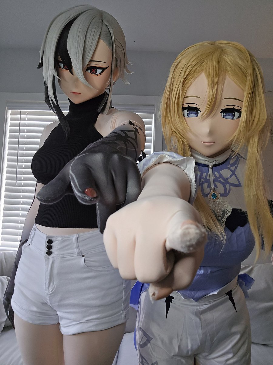 We will soon on Summer for ready! We excited! Sunny day! We wear summer costume. ☀️⛱️

💃🏼: <a href="/Valmet_Kig/">Valmet</a> 
💃🏼: <a href="/kokowg_kigs50/">Koko Wang kigs Deaf 🔜 AnimeRevo 2025</a> 
🎭: <a href="/goukaou/">Goukaou kigurumi studio</a> 

#kig_dollS2 #kigurumi #kigurumimask #kigurumicosplay #kigmask #animegaokigurumi #cosplay #cosplaying #cosplayer #GenshinImpact #hoyoverse