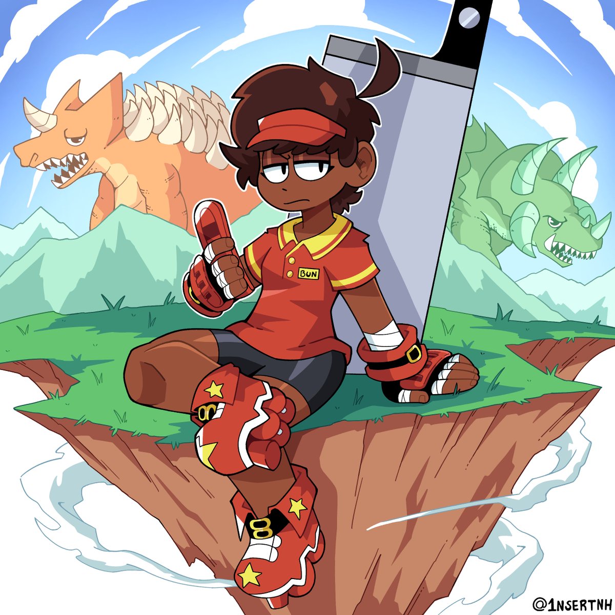 1nsertNH's tweet image. She&apos;s on her break